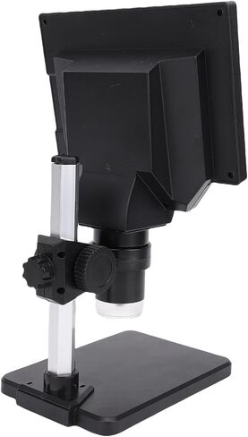 Yunseity 5.5 Inch Digital Microscope, Clear Image Digital Electronic Microscope High Resolution 1080p HD with 8 LED Lights for Watch Repair for in Saudi Arabia
