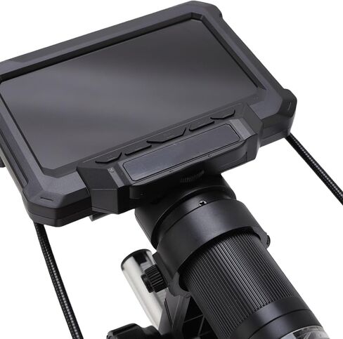 مجهر Goshyda الرقمي LCD مقاس 4.3 بوصات، مجهر لحام عالي الدقة 1080 بكسل مع 8 مصابيح LED قابلة للتعديل، وكاميرا بدقة 1 ميجابكسل لفحص PCB وطوابع المجوهرات وإصلاح الساعات وعرض الكمبيوتر in Kuwait