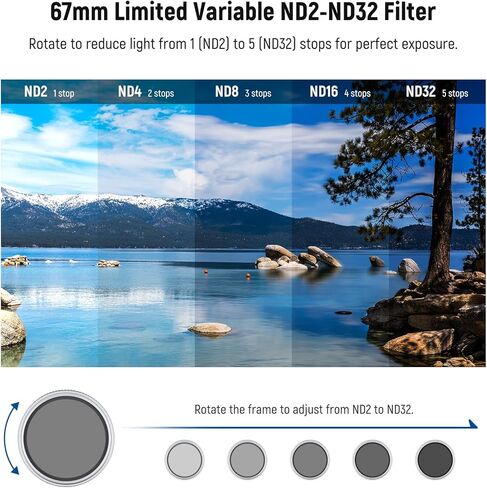 NEEWER PA091 Silver Phone Cage Compatible with Xiaomi 15 Ultra + 67mm Variable ND (ND2-32) Filter, Quick Release Video Rig Case with 67mm Filter Adapter & 17mm Lens Backplate for Video Recording in Saudi Arabia