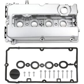 HSPSWIFTER Aluminum Valve Cover Camshaft Rocker Cover, Bolts & Gasket Compatible with 2009-2015 Chevrolet Cruze Aveo 1.6L 1.8L by Ecodone, Part No.55564395 55558673