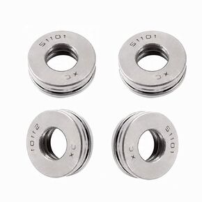 XMHF 51101 Steel Cage Thrust Ball Bearing 12 x 26 x 9mm Single Direction 4PCS