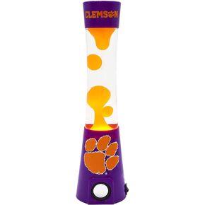 Sporticulture Clemson Tigers 2-in-1 Team Magma Lamp + Built-in Bluetooth Speaker