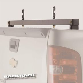 BACKRACK قضيب خلفي لسرير الشاحنة | أسود، بدون حفر | 11519 | يناسب 2007-2013 شيفروليه/جي إم سي سيلفرادو/سييرا 1500؛ 2007-2014 شيفروليه/جي إم سي سيلفرادو/سييرا 2500/3500 HD