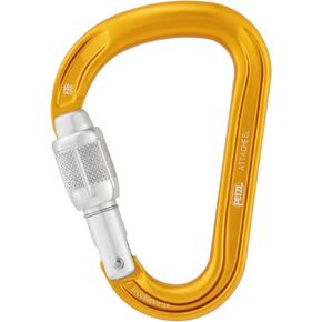 حلقة تسلق على شكل كمثرى من Petzl Attache مع سلة مستديرة