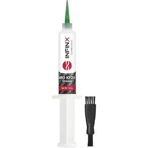 InfinX MRO KF205 Grease Syringe - Mechanical Keyboard Lubricant Keycap Switch Stabilizer, 0.5oz