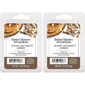 Better Homes and Gardens Scented Wax Cubes 2.5oz 2-Pack (Caramel Bread Pudding)