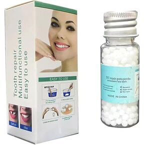 Dental Repair Kit – Replace Missing or Broken Tooth. Gaps Space Temporary Quick & Safe. Regain Your Confidence and Beautiful Smile in Minutes at Home!