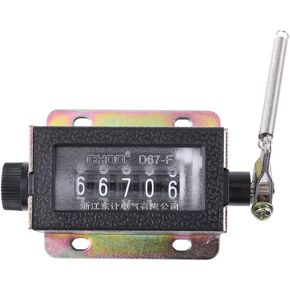 Manual Tally Counter 5 Digit Number Count Clicker Counter Mechanical Arithmometer Hand Mechanical Counters for Coaching, Knitting