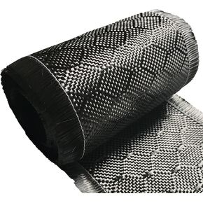 4 in x 5 FT - Bee Hive - CARBON FIBER FABRIC-2x2 Twill WEAVE-3K - 220g-Black