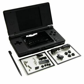 THE PERFECT PART Full Replacement Housing Shell Screen Lens Black For OEM Nintendo DS Lite NDSL in Saudi Arabia