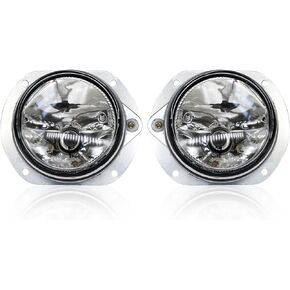Yunnergo 2Pcs Fog Lights Fog Lamp Assembly Compatible with W204 C250 C300 C350 C63 C209 CLK350 CLK55 CLK63 W216 CL550 CL600 CL63 CL65 W164 ML320 ML450 ML550 ML63 2007-2013