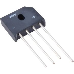 NTE Electronics NTE5329 Single Phase Bridge Rectifier, Full Wave, 6 Amps Maximum Average Forward Output Current, 200V Maximum Recurrent Peak Reverse Voltage in Kuwait