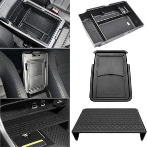 LBNCOBAG 3pcs Center Console Organizer for Honda CRV 2023 2024 Interior Accessories Middle Console Organizer CR-V Armrest Storage Tray