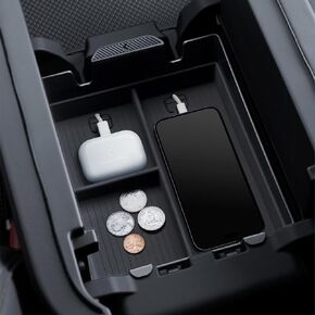 Spigen Console Organizer Tray (Carbon Edition) Designed for Rivian R1T and R1S 2024 2023 2022