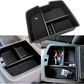 EVTIME fit for Center Console Organizer Tray 2007-2014 GMC Sierra Chevy Silverado Tahoe Yukon Suburban - GM Vehicles Accessories Replaces 19166288