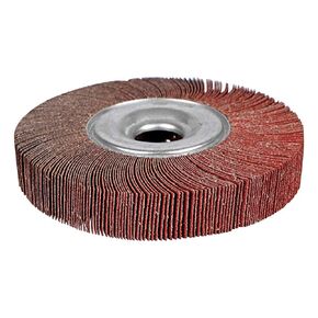 BHA Unmounted Flap Wheel for Bench Grinder, 6" x 1" x 1" (80 Grit)