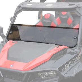 A & UTV PRO Front Full Vented Windshield for General XP 1000 / XP 4 1000 2021-2024, General 1000 / 4 1000 2017-2020, Clear Tough Hard Coated Poly Window Accessories, Replace OEM # ‎2884337