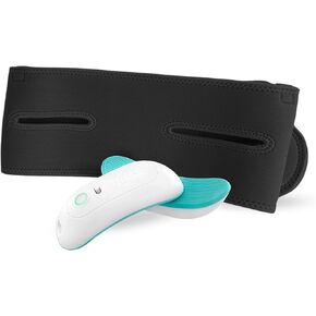 LaVie Warming Massagers 2-Pack (Pair) and Pump Strap Hands Free Pumping Bra Bundle, Massager and Breast Pump Bra Black