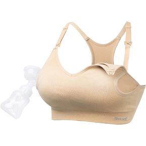 3AXE Pumping Bra for Breastfeeding Supportive Workout Racerback Nursing & Maternity Bra Wirefree Yoga Sport Bra