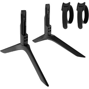 TV Legs for Samsung TV Legs, Only for TV UN65TU8200F UN65TU8000F UN65TU8200FXZA HG65NT678UFXZA with Cable Ties, BN96-50863A BN96-50868A TV Legs for Samsung TV Stand Legs, No Wall Drilling