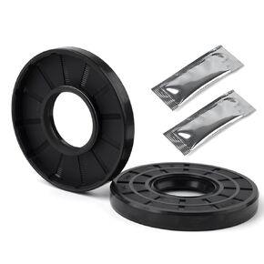 XIKE 2PCS Oil Seal, Lip Seals TC 25mm x 41mm x 7mm Nitrile Rubber Cover Double Lip with Spring,Oil Shaft Seal Fit for Bearing Shaft