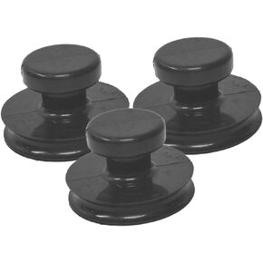 3 Pcs Buddha Music Bowl Accessories Meditation Bowl Parts Sound Bowl Suction Cups Singing Bowl Accessories Suction Cups for Meditation Bowl Singing Bowl Parts Handle Lift Rubber