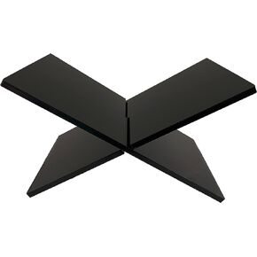 Hopysgiien Black Acrylic Book Stand - Acrylic Open Book Display Stand Reading Acrylic Book Holder for Open and Closed Books, Bible, Cookbook, Magazines, Textbooks, Recipe Holder Picture Display
