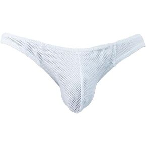 LOBBO Men's Brief - Cotton Mesh Bikini Brief Pouch Underwear for Men