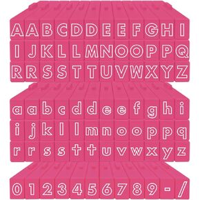 Contact USA Medium 84 Piece Futura Outline Pegz Connectable Stamps Bundle, Pink