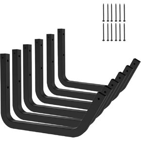 شماعة خطافات تخزين الكاياك الداخلية شديدة التحمل من Qualward، رف حامل معلق على الحائط للوحة مجداف الزورق، السلم، الكراسي القابلة للطي، خرطوم، الدراجة والأدوات in Kuwait