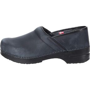 Sanita Pro Oiled Professional Clogs for Men - Arch Support, Durable, Closed-Back Slip-On Shoes