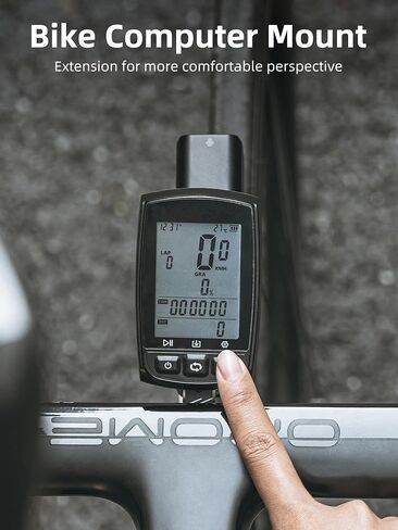 حامل ROCKBROS الأمامي لدراجة الطريق، حامل كمبيوتر مدمج من الألومنيوم لركوب الدراجات متوافق مع Garmin Bryton Wahoo in Saudi Arabia