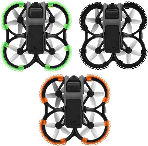 حلقات حماية BTG Bumper Crash Rings لملحقات طائرات DJI Avata Drone (أسود) in Saudi Arabia