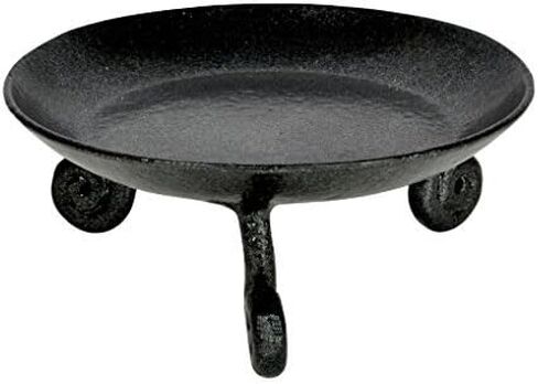 حامل شموع على شكل عمود حديدي صغير مزخرف هدية عيد الحب، لوحة شموع بطول 4.5 بوصة و2 بوصة - مصنوعة يدويًا بواسطة لال هافيلي in Kuwait