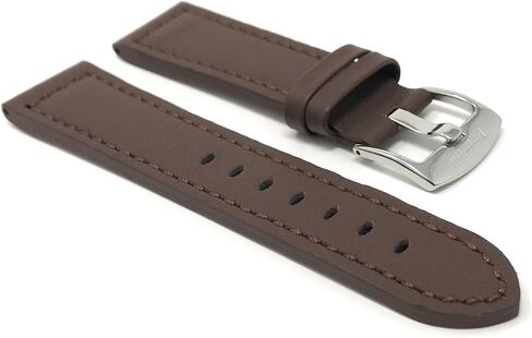 Bandini Mens Aviator Pilot Leather Watch Band - حزام السباق - سوار ساعة جلدي للرجال - 18 ملم، 20 ملم، 22 ملم، 24 ملم، 26 ملم - 11 لونًا - (العديد من الأحجام تأتي أيضًا بمقاس XL طويل للغاية) in Saudi Arabia