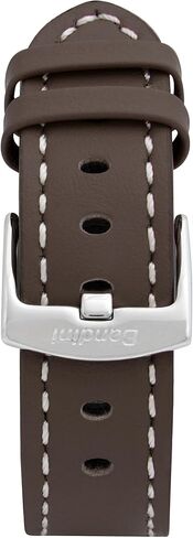 Bandini Mens Aviator Pilot Leather Watch Band - حزام السباق - سوار ساعة جلدي للرجال - 18 ملم، 20 ملم، 22 ملم، 24 ملم، 26 ملم - 11 لونًا - (العديد من الأحجام تأتي أيضًا بمقاس XL طويل للغاية) in Saudi Arabia