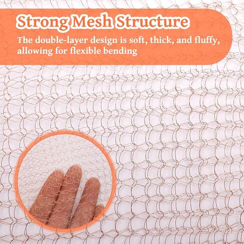 Coolrunner Copper Mesh Roll, 5 Inch X 50 Feet Copper Mesh Rodent Control, Copper Wire Mesh Sturdy and Durable, Copper Fill Fabric Perfect for Hole Blocking, Gardens and Houses in Saudi Arabia