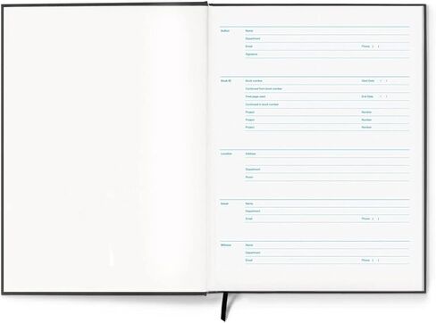 دفتر مختبر Vela Sciences N7-B الموسع DuraCover، 9.25 × 11.75 بوصة (23.5 × 30 سم)، 144 صفحة، نسج رمادي مشبع، غلاف دائم، ورق ثقيل الوزن 70 رطل (حزمة واحدة، شبكة) in Kuwait