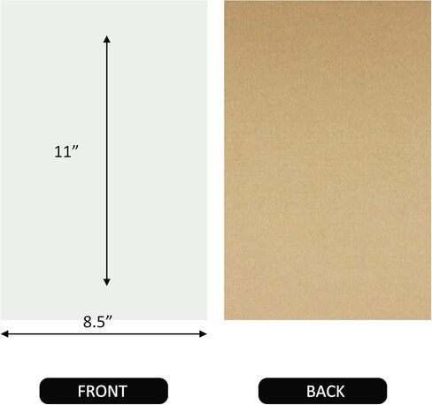 zmybcpack 50 حزمة من أوراق الورق المقوى المموج مقاس 9 × 12 بوصة، وسادات إدراج حشو من الورق المقوى المموج للتغليف والبريد والحرف اليدوية in Kuwait