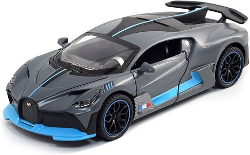 1:32 Toy Cars Bugatti Divo Metal Model Diecast Cars with Light and Sound Pull Back Toy Car for Boys Kids Gift (Divo-Grey) in Saudi Arabia