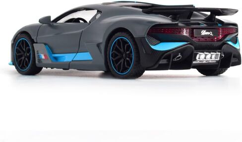 1:32 Toy Cars Bugatti Divo Metal Model Diecast Cars with Light and Sound Pull Back Toy Car for Boys Kids Gift (Divo-Grey) in Saudi Arabia