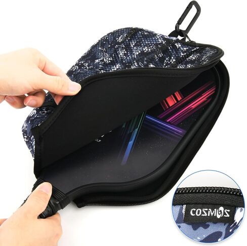Cosmos 2 Pcs Pickleball Paddle Cover Paddle Case Bag Pickleball Racket Sleeve and Ball Storage Mesh Pocket for Pickle Ball Equipment Accessories Storage & Carrying, with Fence Hook in Saudi Arabia