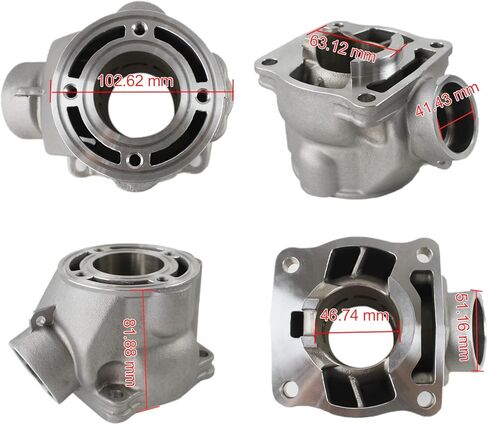 COPACHI Cylinder Piston Gasket Top End Kit Bore 47.5mm Compatible with Yamaha YZ85 2002-2018 YZ80 1993-2001 After-Market Parts in Saudi Arabia