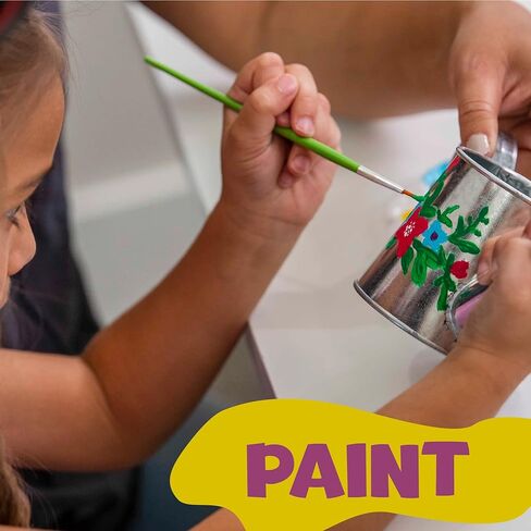 علبة سقاية من Hapinest Grow and Paint، 2 عبوة من مجموعة أدوات حديقة الزهور الحرفية هدايا للأطفال الأولاد والبنات الذين تتراوح أعمارهم بين 6 7 8 9 10 11 12 سنة فما فوق in Kuwait