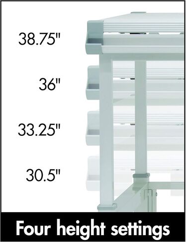 Studio Designs Graphix II Pro Line سبليت علوي قابل للتعديل، طاولة رسم مع سطح مائل 39.5 بوصة × 30 بوصة، أبيض in Kuwait