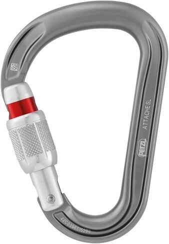 Petzl Attache Locking pear-Shaped Carabiner with Round-Stock Basket in Kuwait