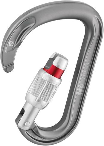 Petzl Attache Locking pear-Shaped Carabiner with Round-Stock Basket in Kuwait