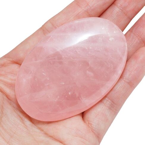 Nupuyai Soap Shape Healing Palm Stone, Smooth Pocket Worry Crystal,Green Aventurine,Set of 2 in Saudi Arabia