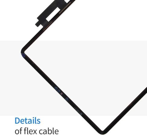 لشاشة اللمس iPAD Pro 12.9 الجيل الخامس 2021 لشاشة اللمس iPad PRO 12.9 الجيل الخامس لجهاز IPAD A2379 A2461 A2462 مجموعة قطع غيار زجاج مستشعر التحويل الرقمي (شاشة LCD غير متضمنة) in Saudi Arabia