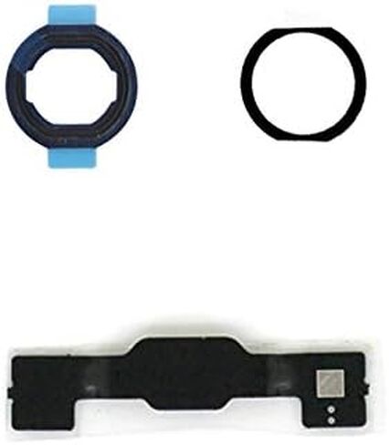 Dedyel Home Button Replacement for iPad 7th/8th/9th Generation (10.2 Inch, 2019/2020/2021) A2197 A2270 A2602 Incl Flex Cable Connector (Black) in Kuwait